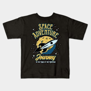 Space Adventure. Journey To The Edge Of The Universe Kids T-Shirt